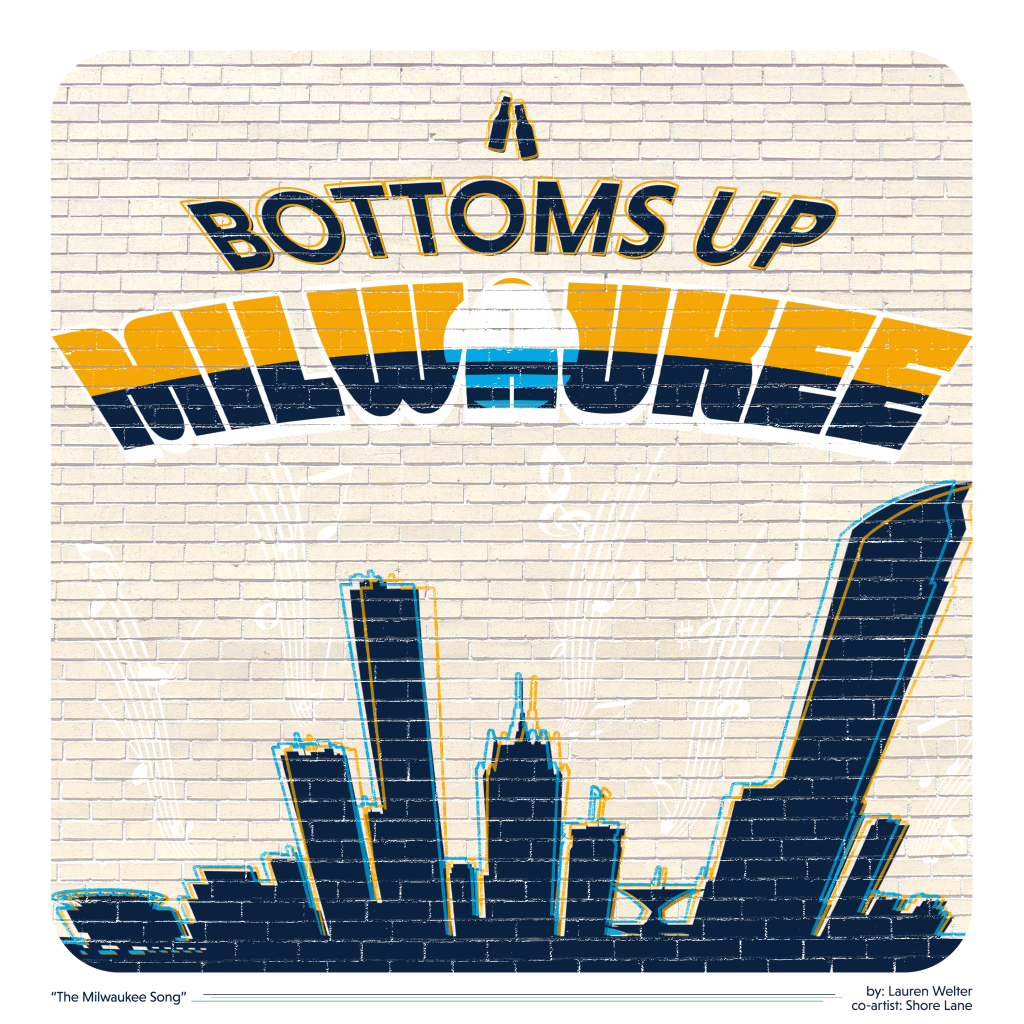 Album cover for “The Milwaukee Song” by Shore Lane, nostalgic acoustic track inspired by memories and Midwest roots